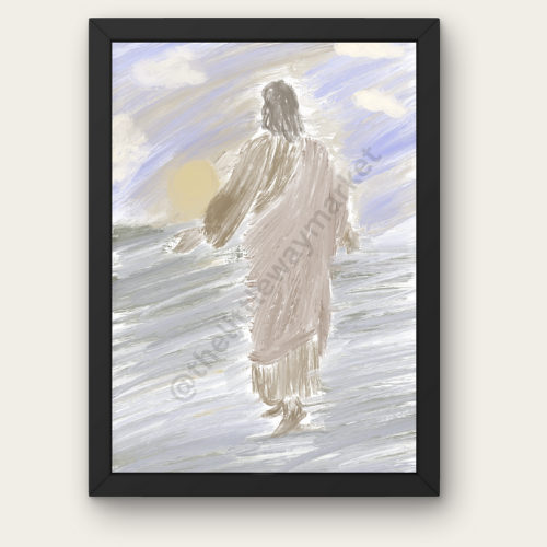 I Follow Jesus Digital Print